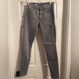 Gap Size 26R Skinny Grey Jeans